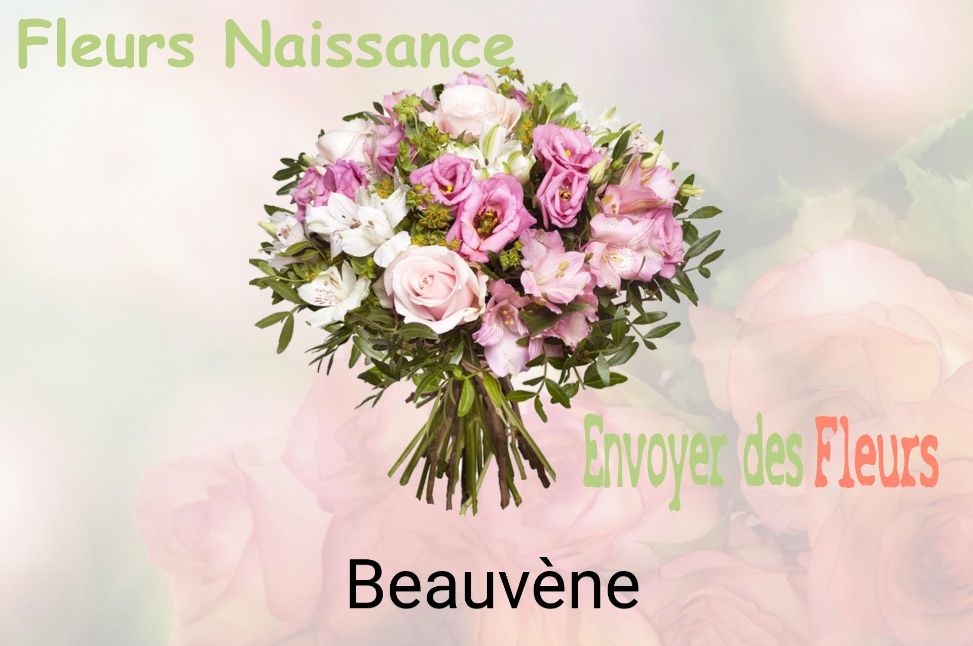 Bouquet de fleurs de naissance livré à Beauvène